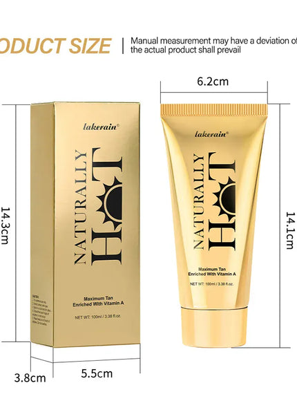 KissICON 100ml AG Hot Tanning Cream - Long Lasting Tan