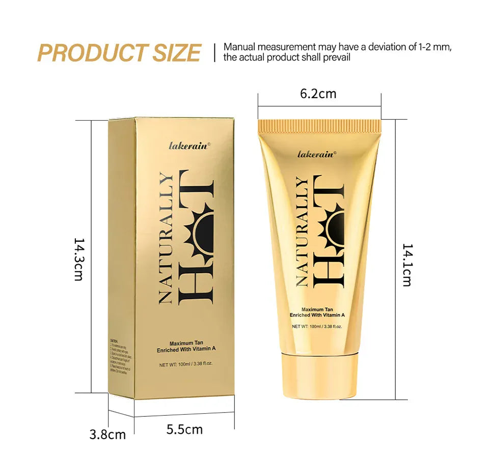 KissICON 100ml AG Hot Tanning Cream - Long Lasting Tan