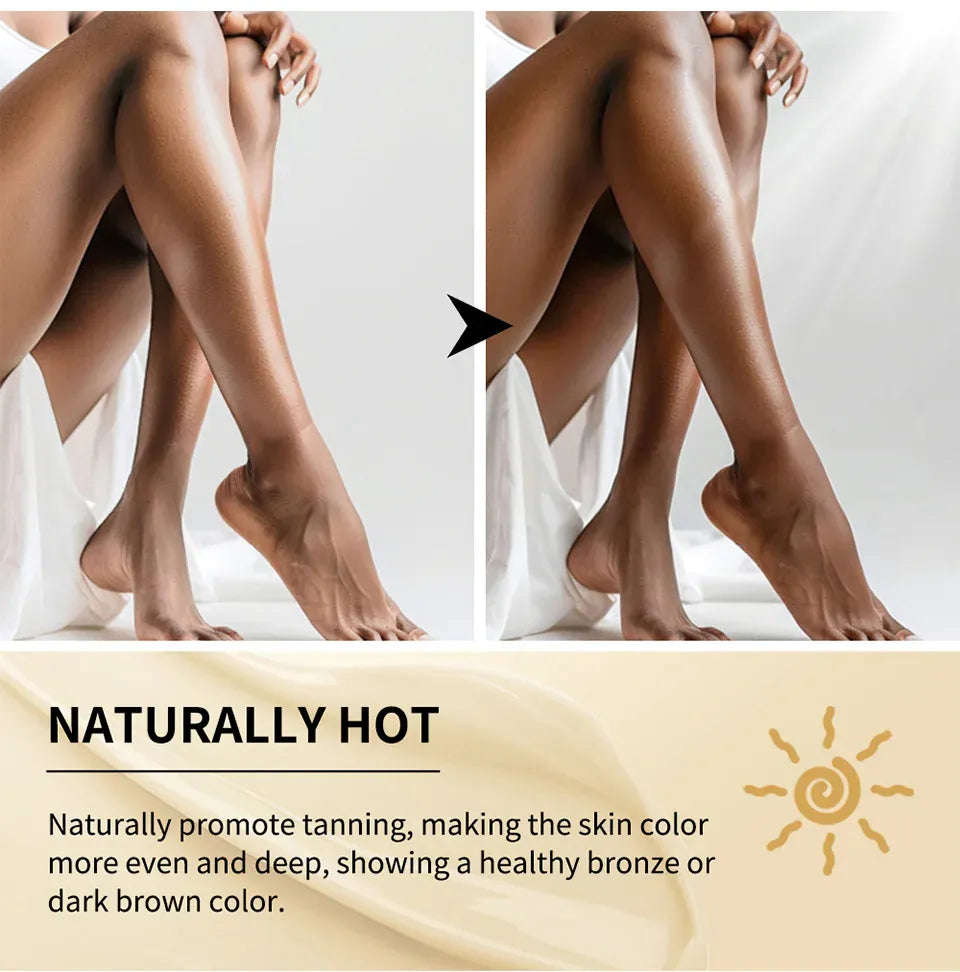 KissICON 100ml AG Hot Tanning Cream - Long Lasting Tan