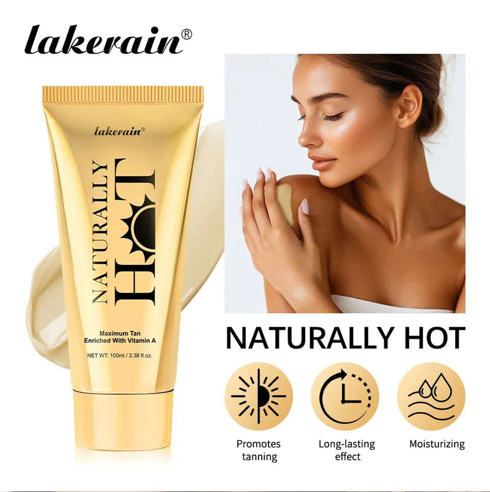 KissICON 100ml AG Hot Tanning Cream - Long Lasting Tan