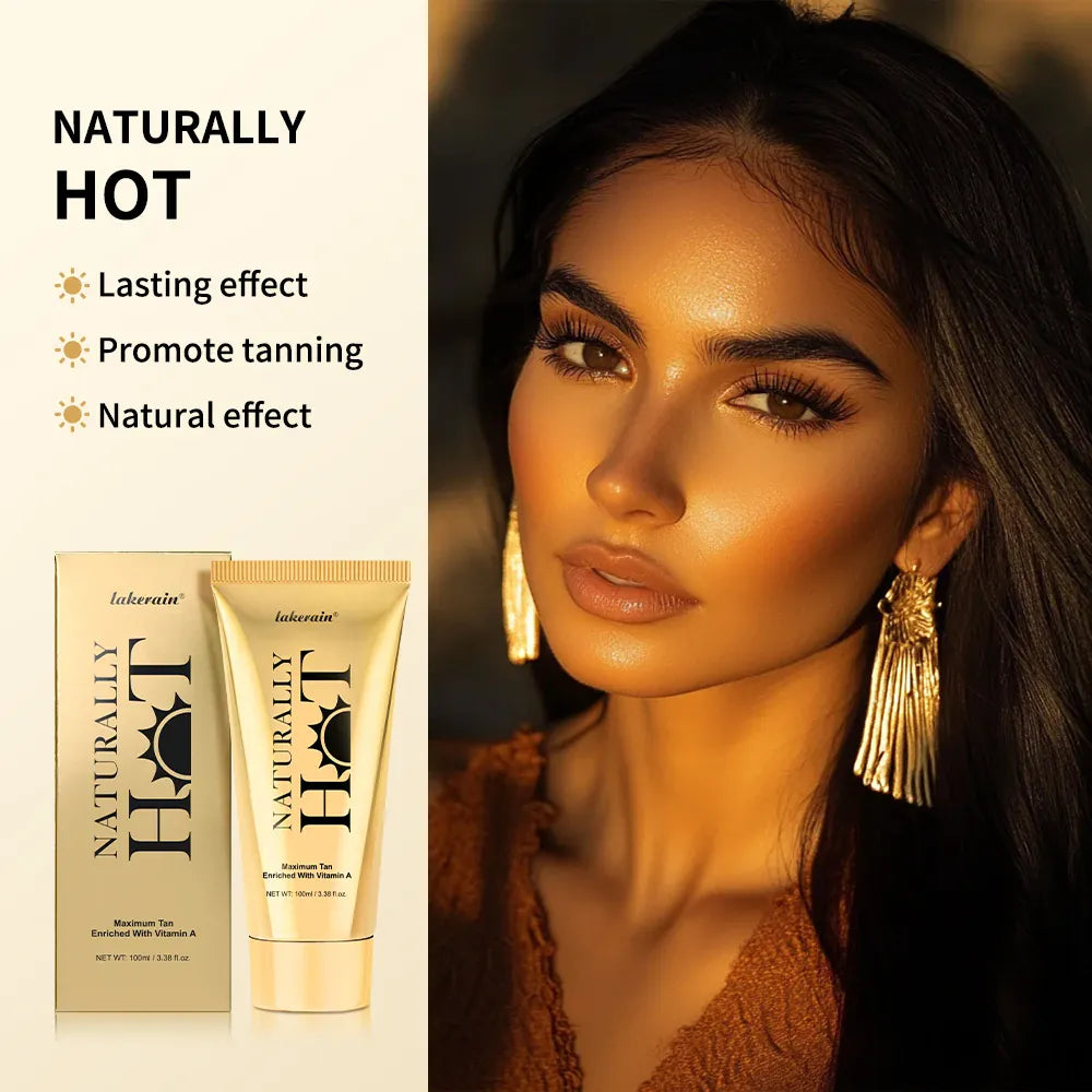 KissICON 100ml AG Hot Tanning Cream - Long Lasting Tan