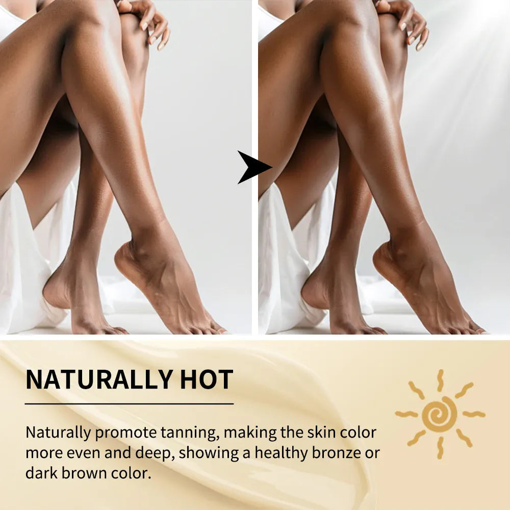 KissICON 100ml AG Hot Tanning Cream - Long Lasting Tan