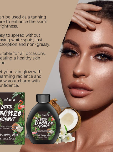 KissICON 100ml Boxed KissIcon Coconut Tanning Lotion - Hydrates Bronze Glow