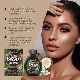 KissICON 100ml Boxed KissIcon Coconut Tanning Lotion - Hydrates Bronze Glow