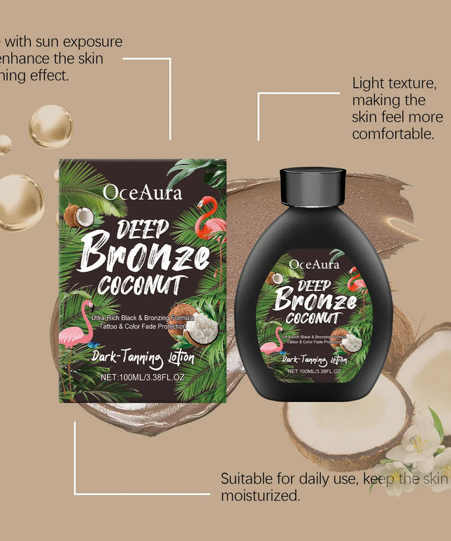 KissICON 100ml Boxed KissIcon Coconut Tanning Lotion - Hydrates Bronze Glow