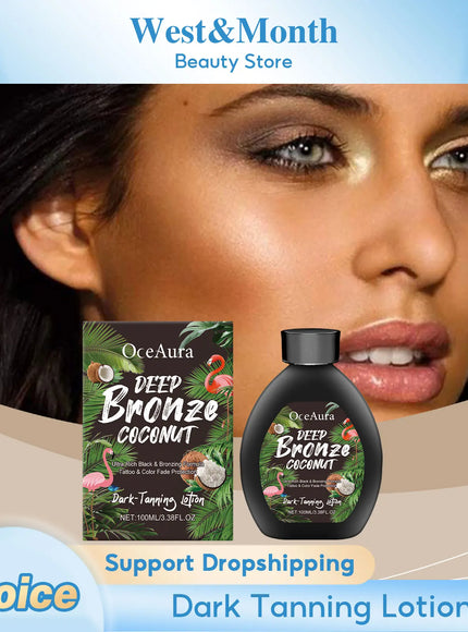 KissICON 100ml Boxed KissIcon Coconut Tanning Lotion - Hydrates Bronze Glow