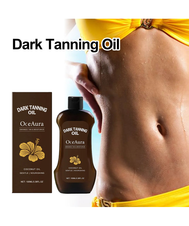 KissICON 100ml Boxed Self Tanner Oil Tanned Intensifier Bronzer Glow Hydrating