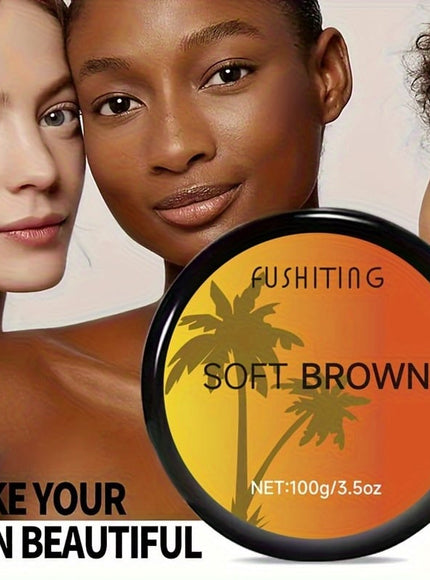 KissICON 100ml Fushiting Cocoa Butter Sunless Tanner Radiant
