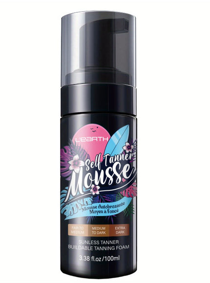 KissICON 100ml Hydrating Streakfree Selftanner Mousse Sunkissed Glow