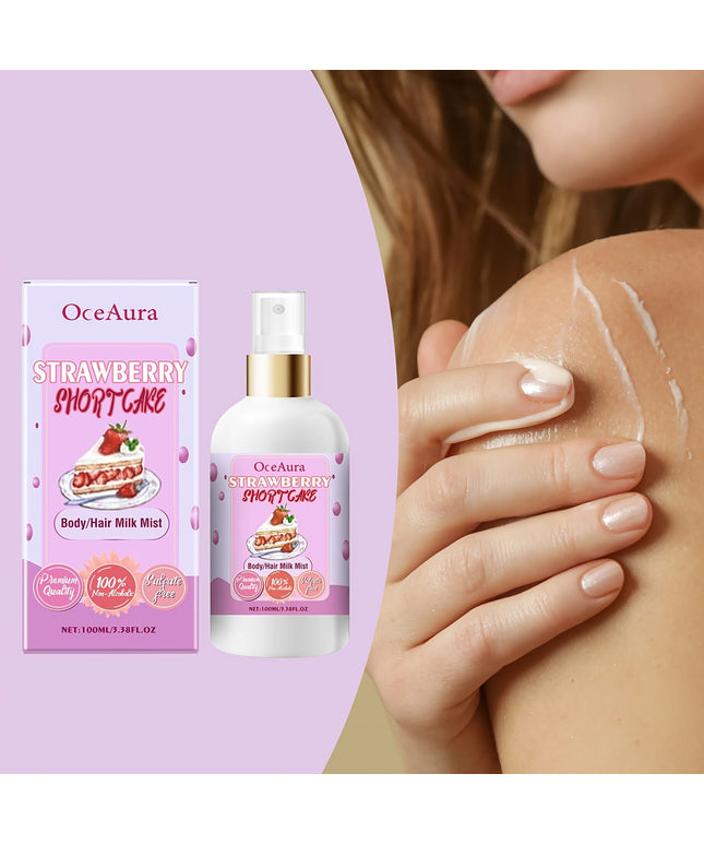 KissICON 100ml Oceaura Strawberry Shortcake Body Mist Moisturizing