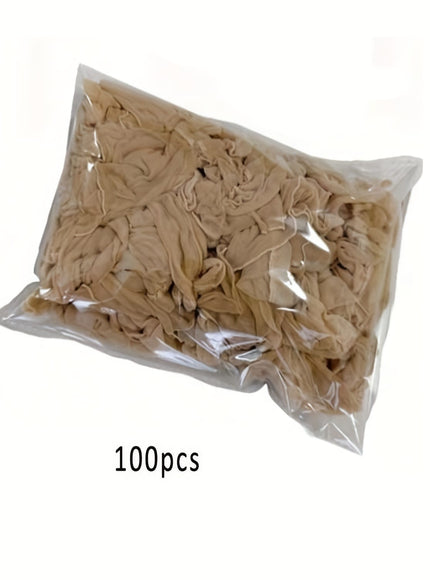 KissICON 100pcs Ultra Thin Sheer Wig Caps Mesh for Weave