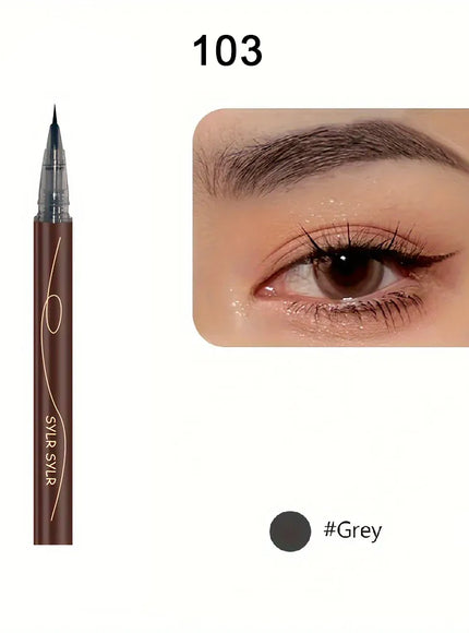 KissICON 103 Grey Ultra Fine Eyebrow Pencil And Liquid Eyeliner Waterproof