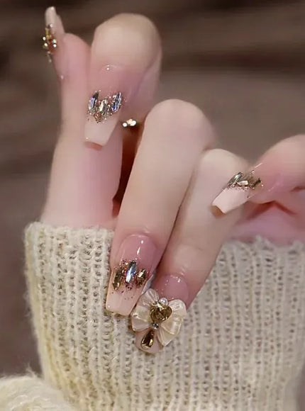 KissICON 1031 KissIcon Press On Nails 24Pcs Gel Butterfly -