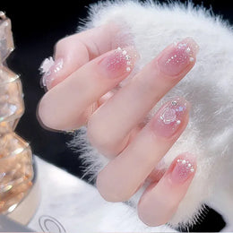 KissICON 1055 KissIcon Press On Nails 24Pcs Gel Butterfly -