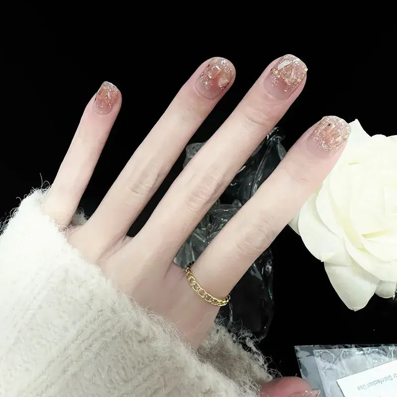 KissICON 1064 KissIcon Press On Nails 24Pcs Gel Butterfly -