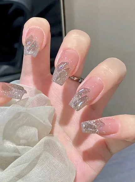 KissICON 1081 KissIcon Press On Nails 24Pcs Gel Butterfly -