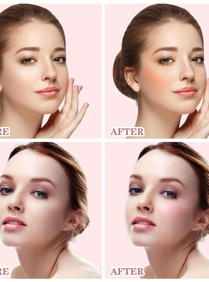 KissICON 10color Lightweight Buildable Powder Blush Palette