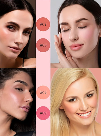 KissICON 10color Lightweight Buildable Powder Blush Palette