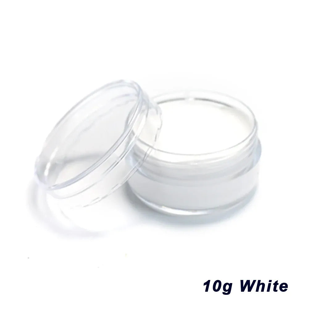 KissICON 10g White Professional Halloween Makeup Kit Face Body Paint White Black Red Special Effects Christmas Cosplay Party Supplies
