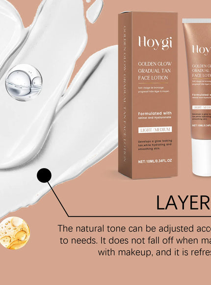 KissICON 10ml Hoygi Self Tanner Lotion For Face And Body