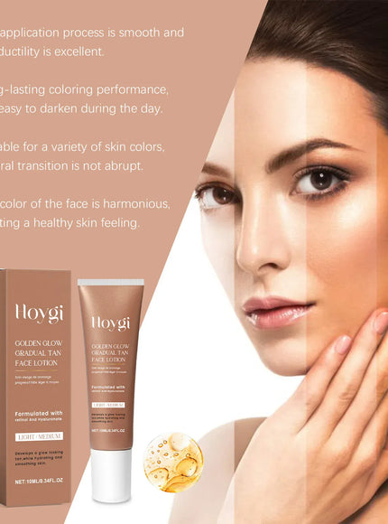 KissICON 10ml Hoygi Self Tanner Lotion For Face And Body