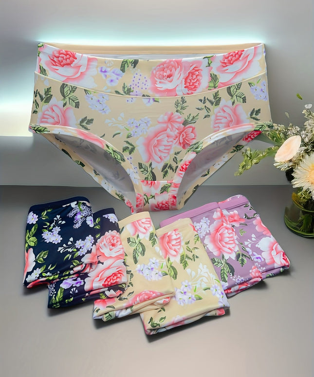 KissICON 10pack Comfy Allseason Mixed Print Panties