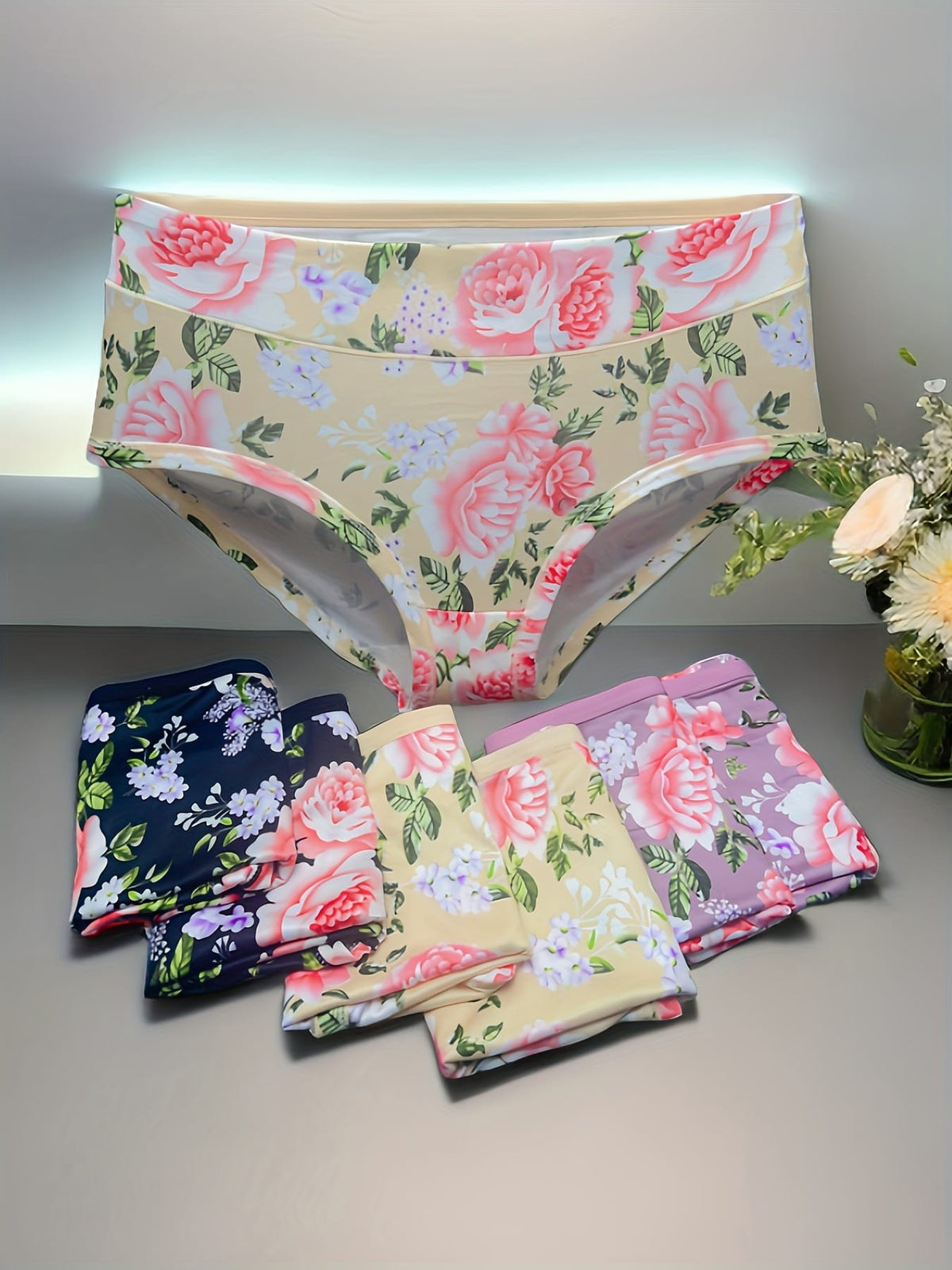 KissICON 10pack Comfy Allseason Mixed Print Panties