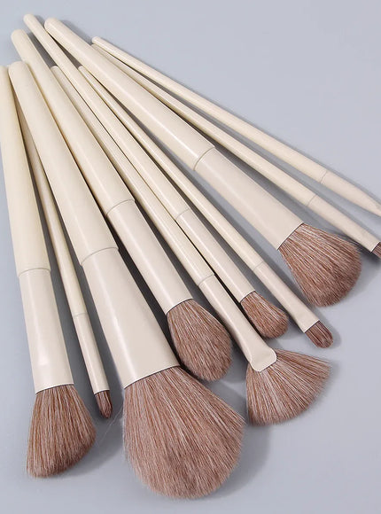 KissICON 10PCS 18-Piece Makeup Tool Set Portable Soft Brushes and