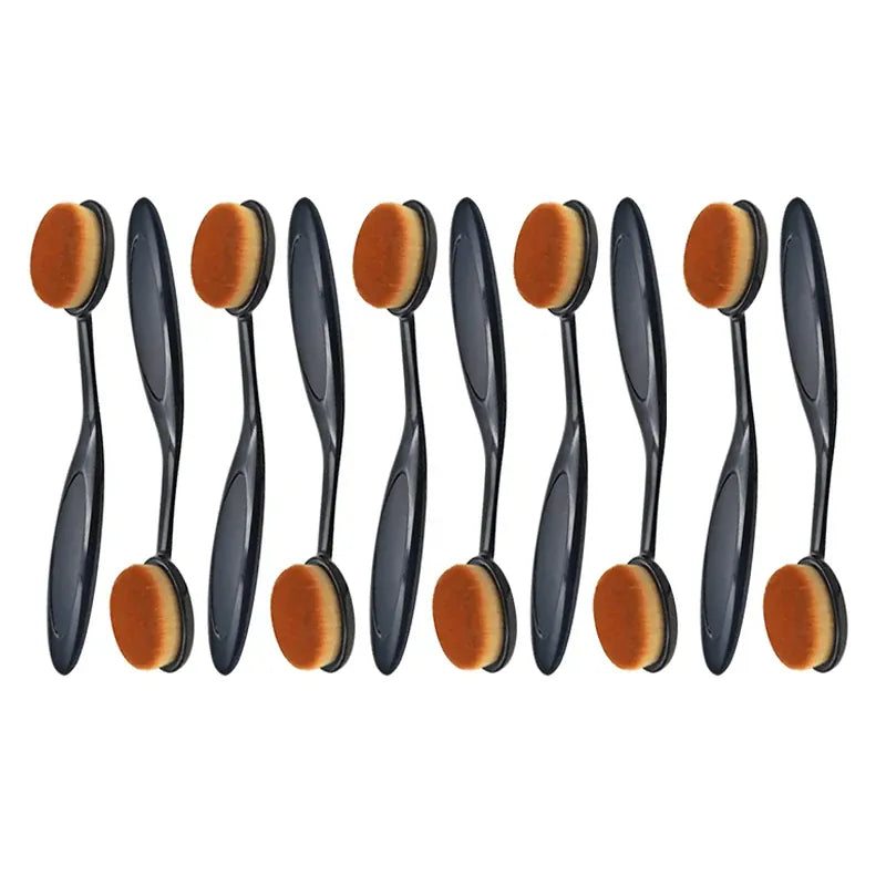 KissICON 10PCS KissIcon Foundation Brush Toothbrush Shape - Even Finish