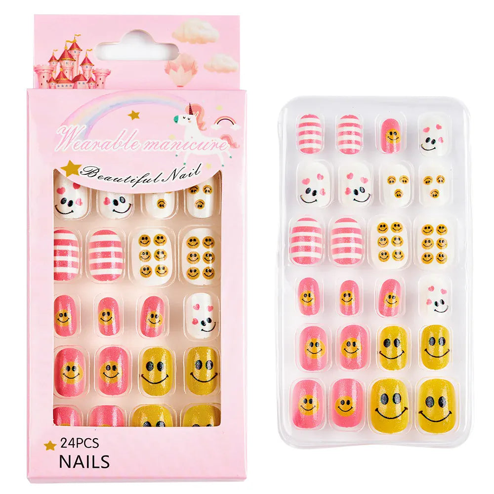 KissICON 11 KissIcon Kids Cartoon Nail Tips - Detachable Press