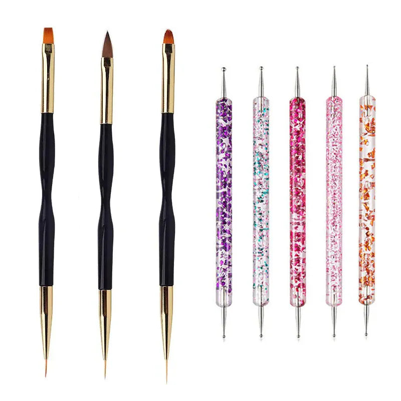 KissICON 11 KissIcon Nail Art Brush Set - Multi Tool