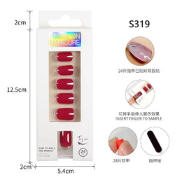 KissICON 11 KissIcon Nails Art Press On Coffin Tips -