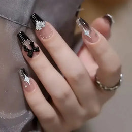 KissICON 11 [KissIcon] Pink Press On Nails - Reusable Acrylic