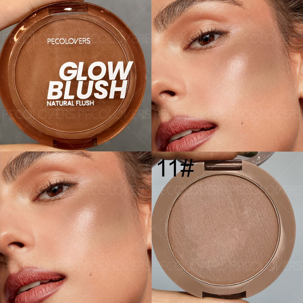 KissICON 11 Pecolovers Soft Matte Gradient Blush Palette