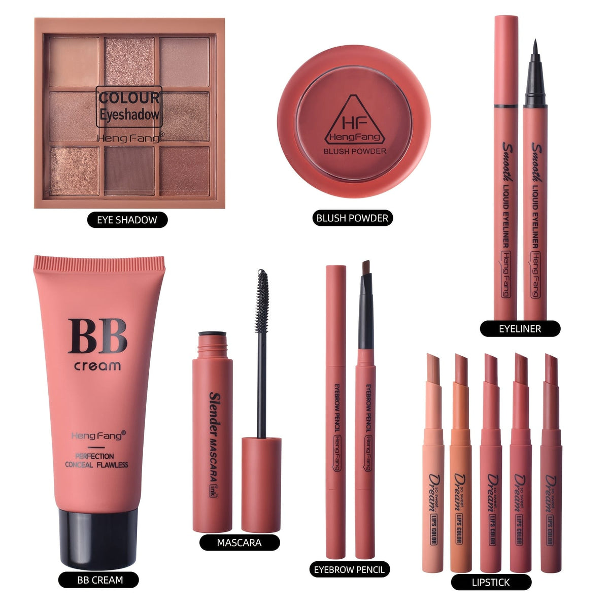 KissICON 11 pieces/box 11piece Allinone Makeup Set – Your Essential Beauty