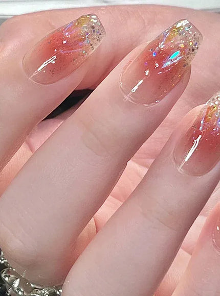 KissICON 1130 KissIcon Press On Nails 24Pcs Gel Butterfly -