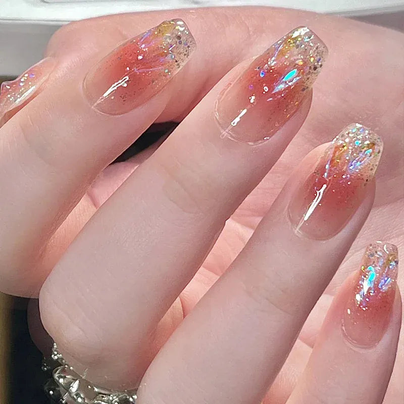 KissICON 1130 KissIcon Press On Nails 24Pcs Gel Butterfly -