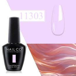 KissICON 11303 💋 Nailco Red Gel Polish - Lasting Soak
