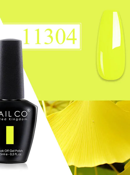 KissICON 11304 💋 Nailco Red Gel Polish - Lasting Soak