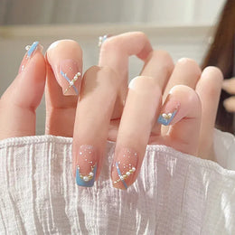 KissICON 1133 KissIcon Press On Nails 24Pcs Gel Butterfly -