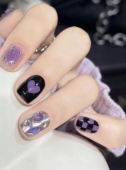 KissICON 1150 KissIcon Press On Nails 24Pcs Gel Butterfly -