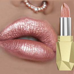 KissICON 118 KissIcon Metallic Lipstick - Glitter Glaze Waterproof Shine