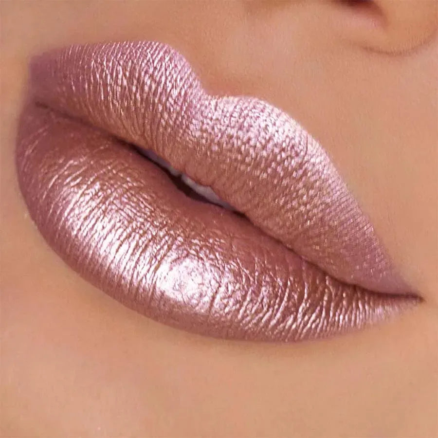 KissICON 118 KissIcon Metallic Lipstick - Glitter Glaze Waterproof Shine