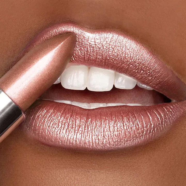 KissIcon Metallic Lipstick - Glitter Glaze Waterproof Shine