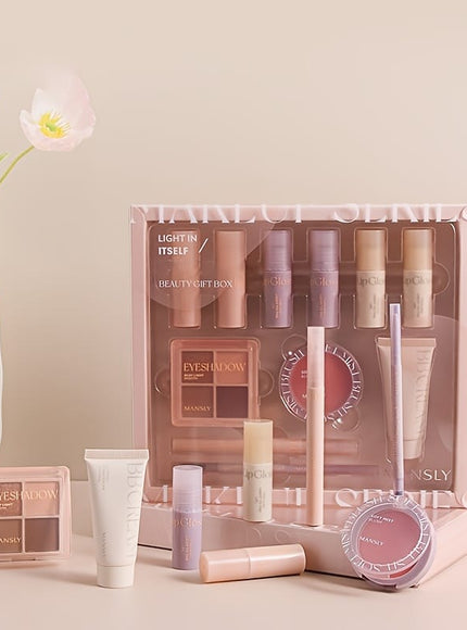 KissICON 11PCS MAKEUP SET Gentle Care Makeup Gift Set – Full Face Kit