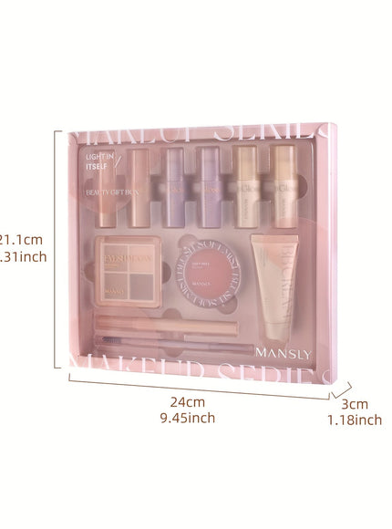 KissICON 11PCS MAKEUP SET Gentle Care Makeup Gift Set – Full Face Kit