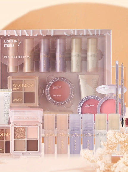 KissICON 11PCS MAKEUP SET Gentle Care Makeup Gift Set – Full Face Kit