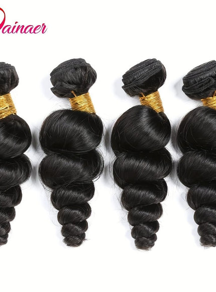 KissICON 12 14 16 18 / Black KissIcon Loose Wave Hair Bundles - Unprocessed Virgin