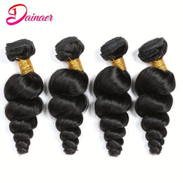 KissICON 12 14 16 18 / Black KissIcon Loose Wave Hair Bundles - Unprocessed Virgin