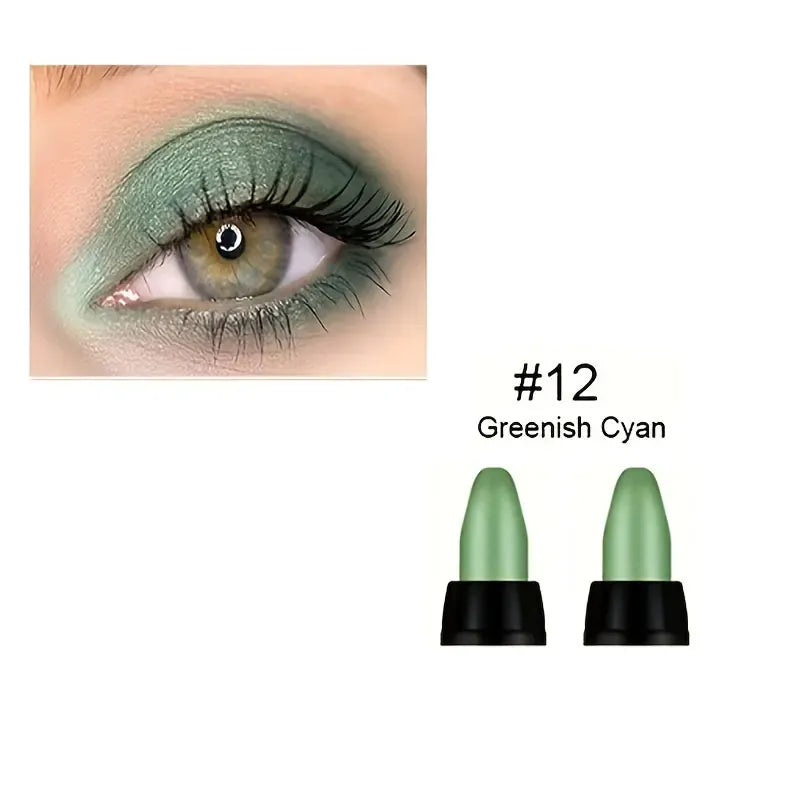 KissICON 12 💋 16 Colors Pearlescent Eyeliner - Glitter Waterproof